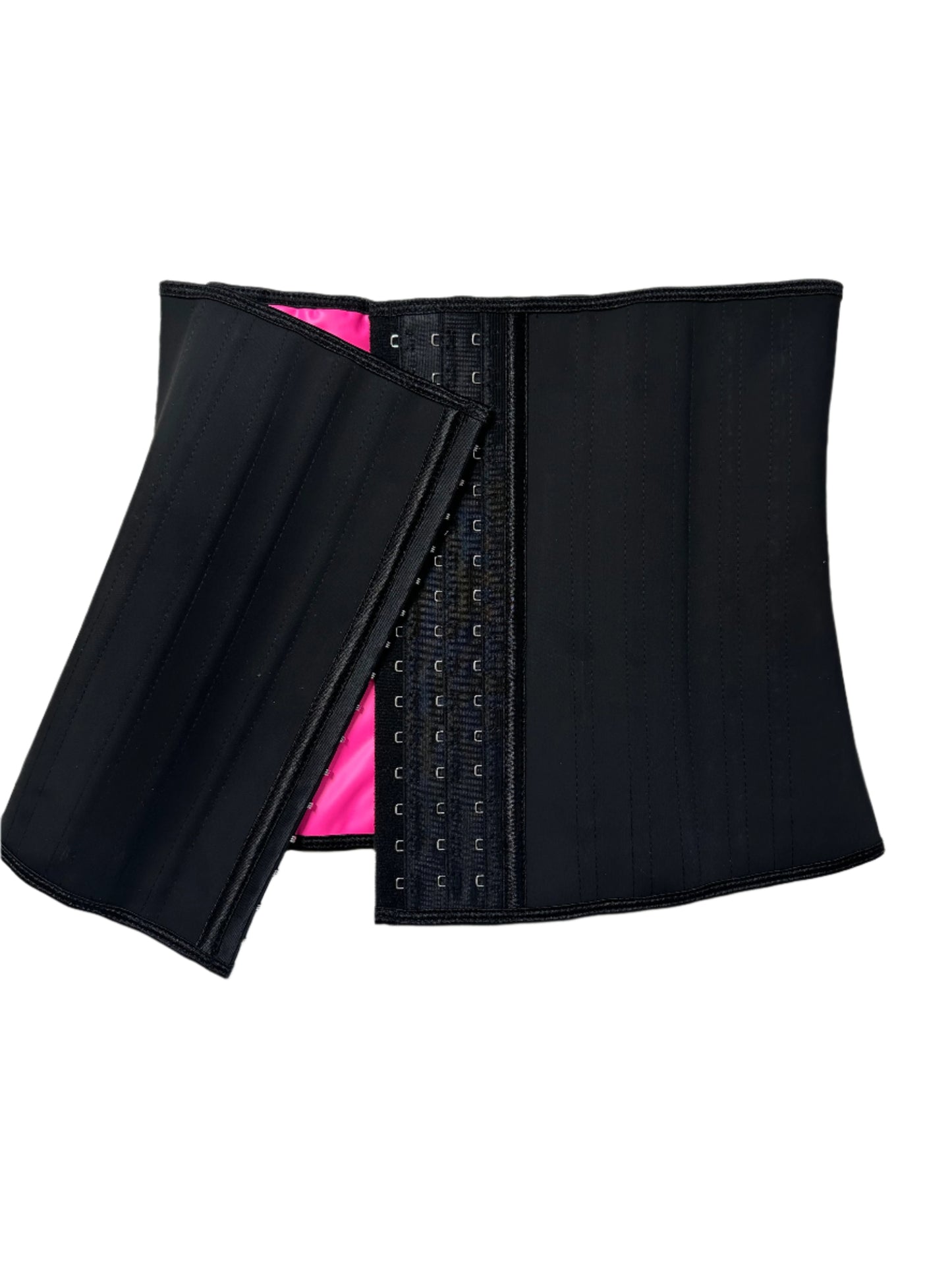 Pink and black sauna waist trainers